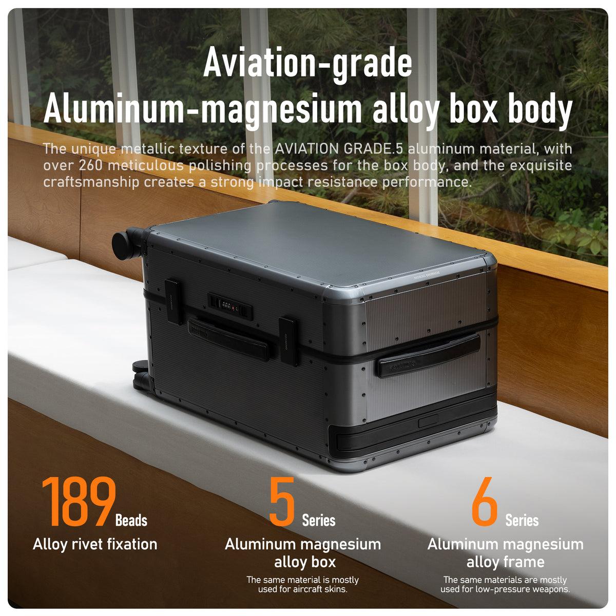 Voyager Full Aluminum Carry-On
