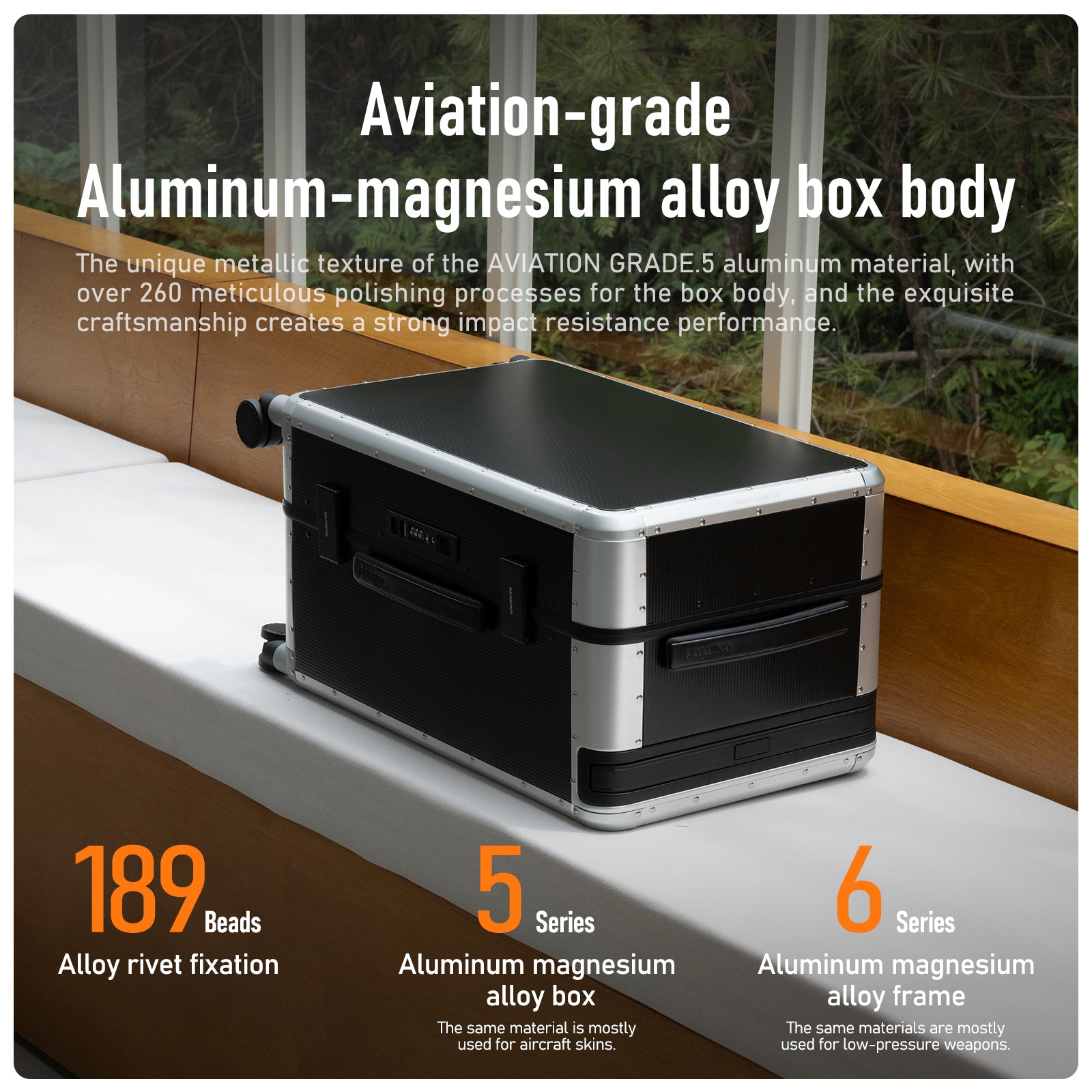 Voyager Full Aluminum Carry-On