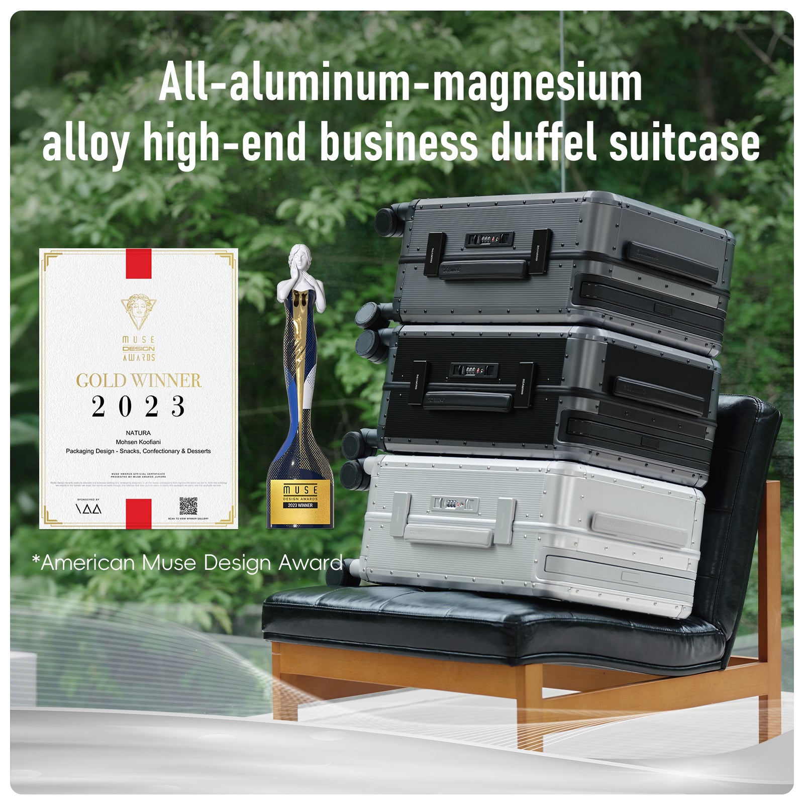 Voyager Full Aluminum Carry-On