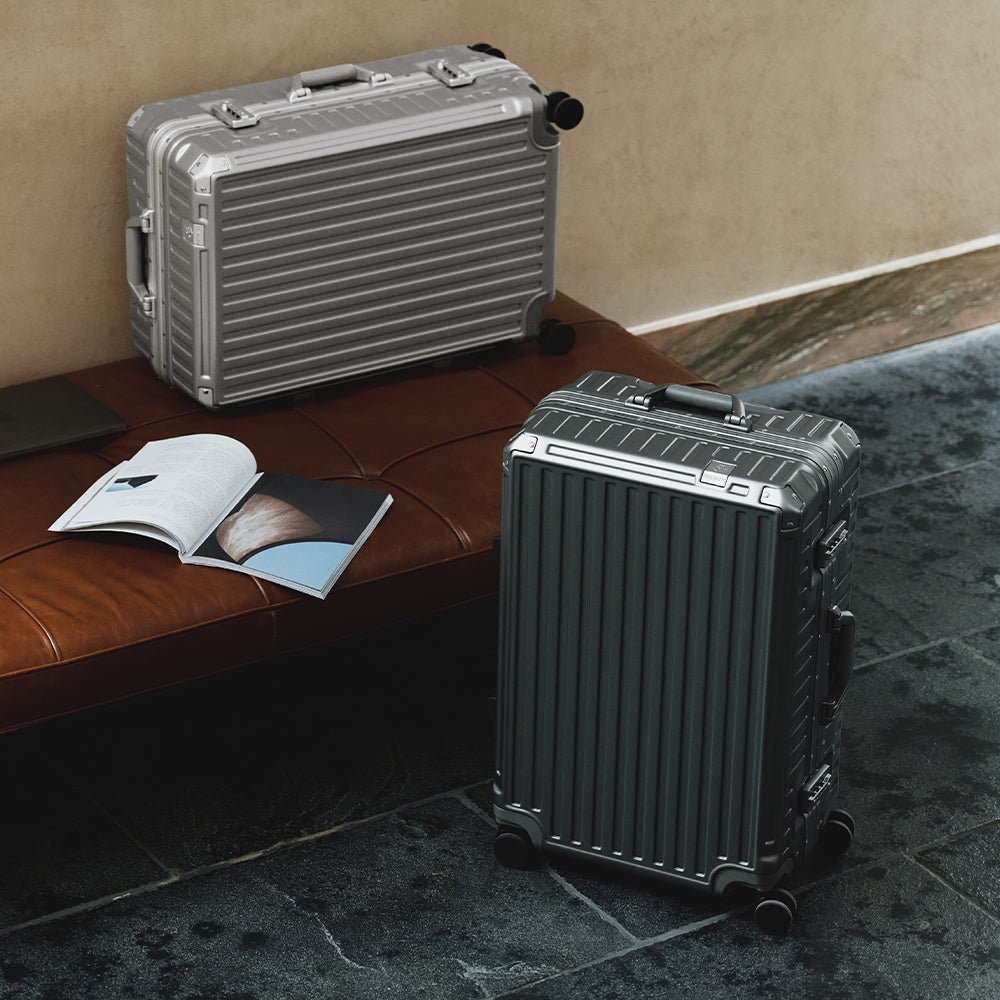 Aluminum suitcase - Green