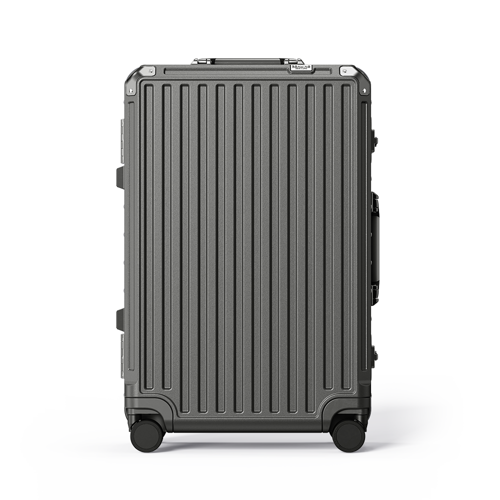 Aluminum suitcase - Gunmetal gray