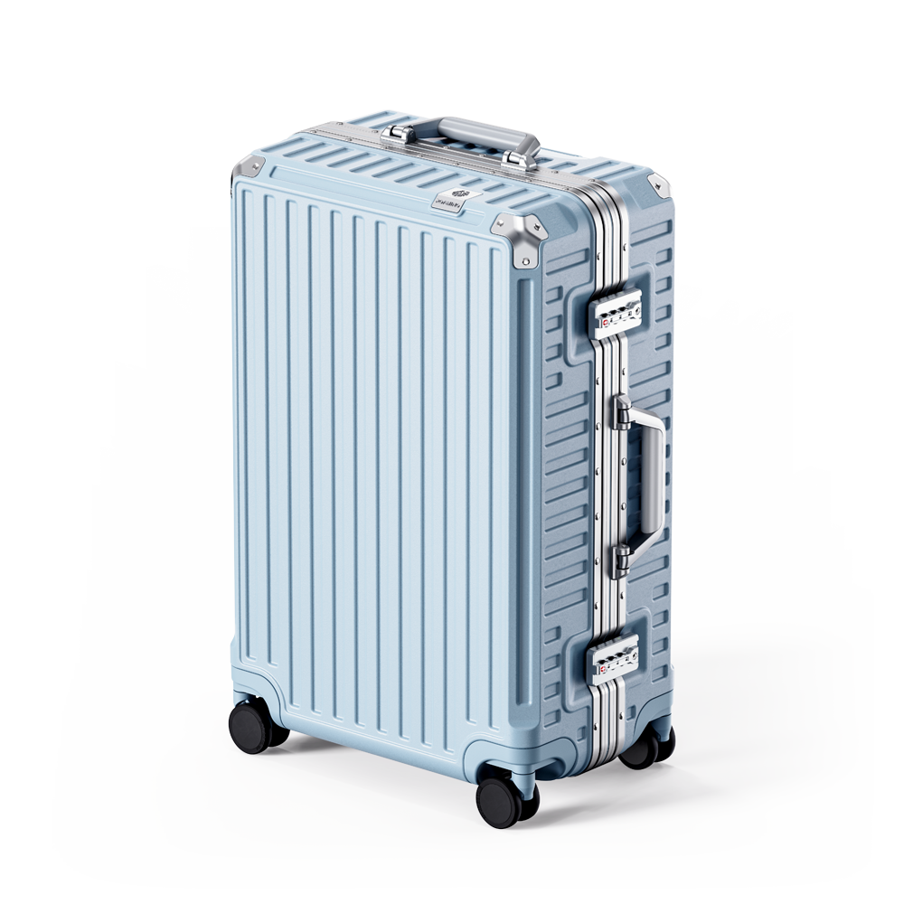 Aluminum suitcase - Blue