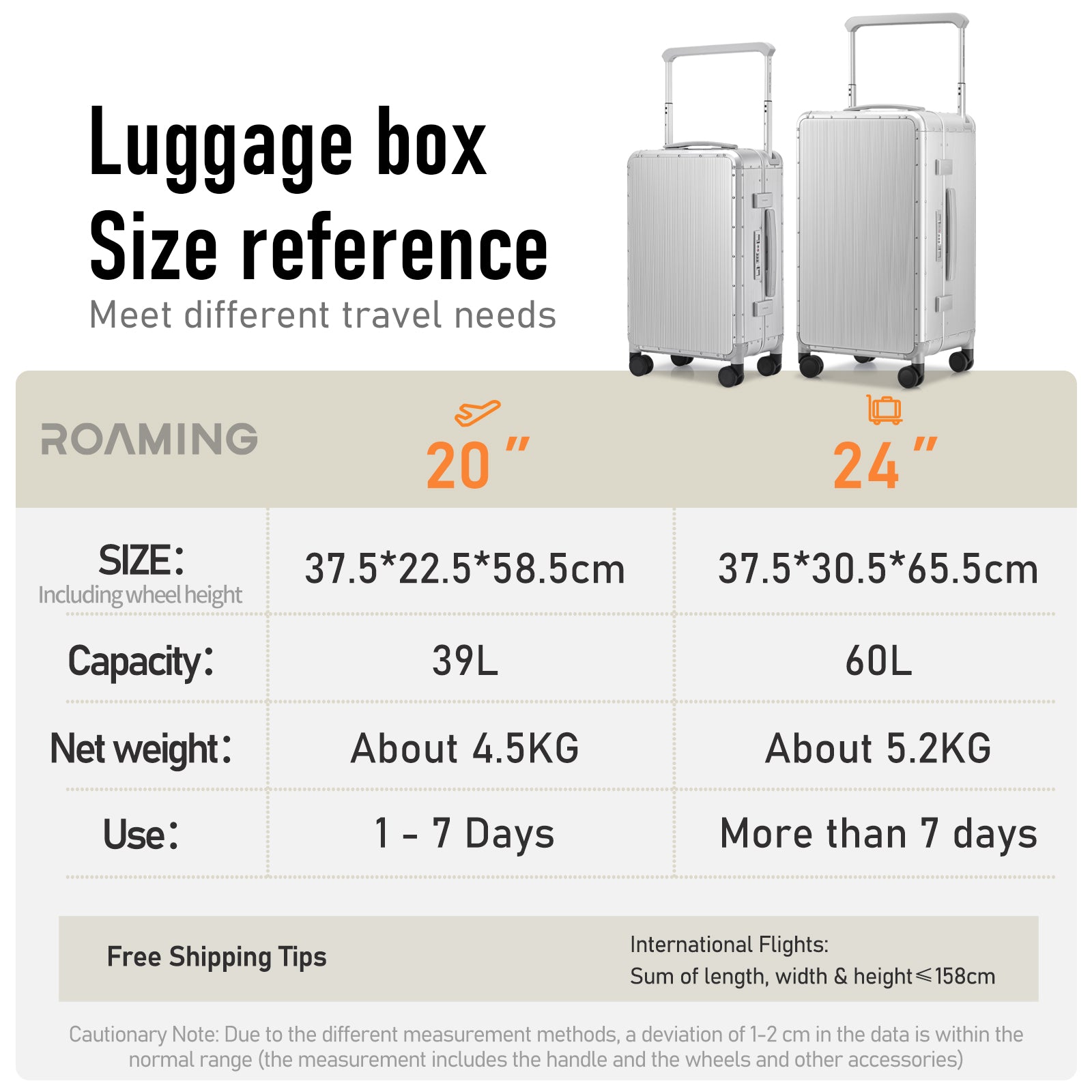 Voyager Full Aluminum Carry-On