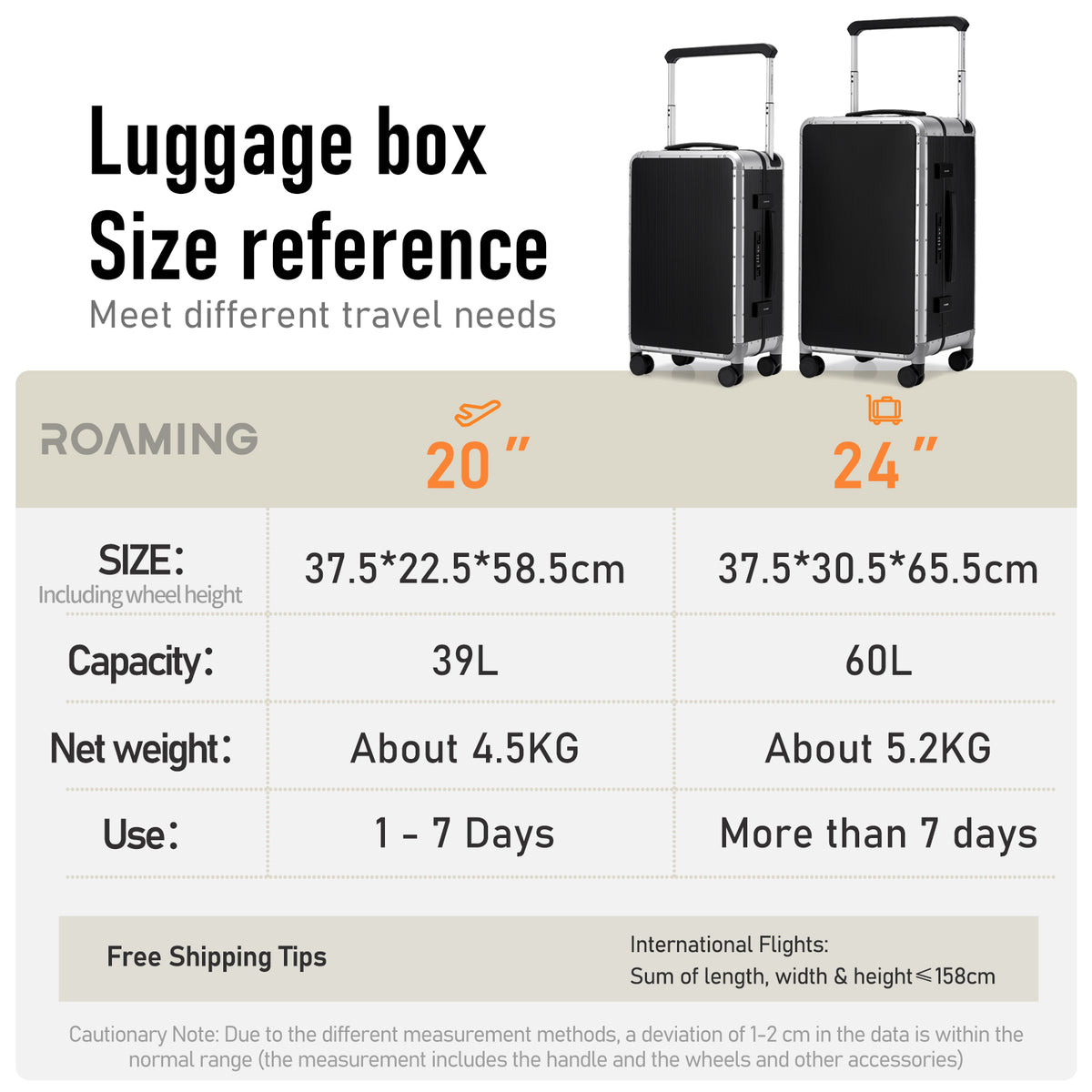 Voyager Full Aluminum Carry-On