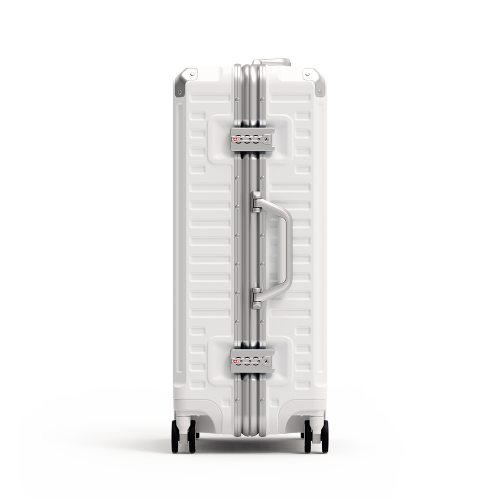 Aluminum suitcase - White