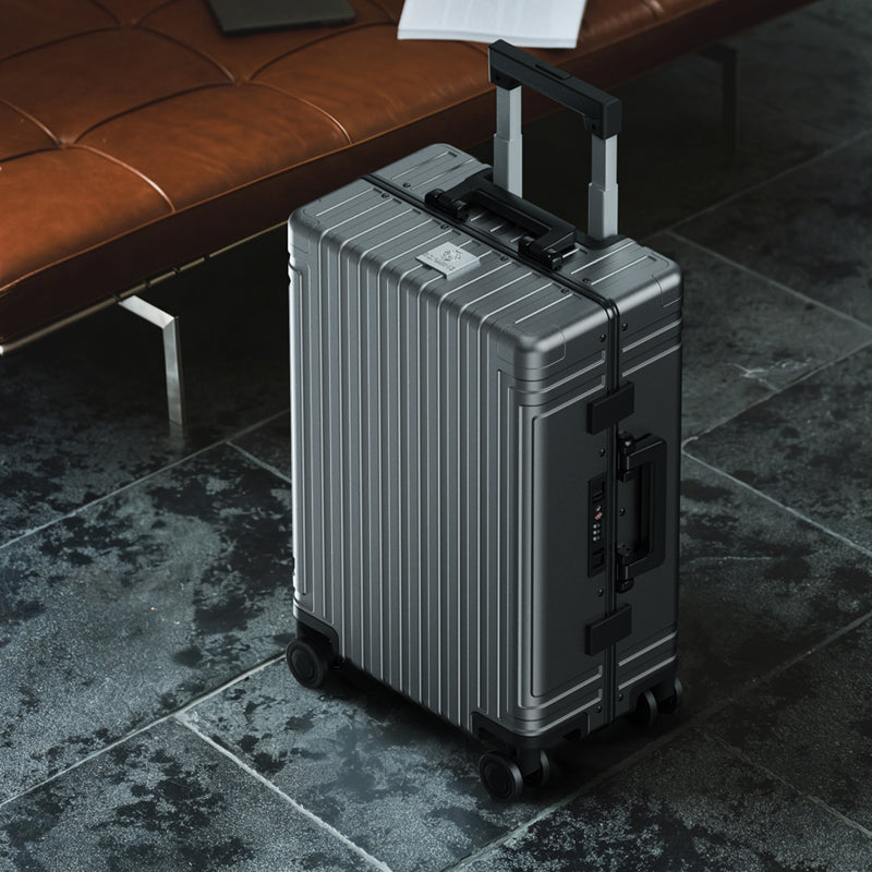 BUSINESS TRAVEL MUST-HAVE: THIS ALUMINUM LUGGAGE MAKES WORK TRIPS SLEEK & EFFICIENT FOR PROFESSIONALS