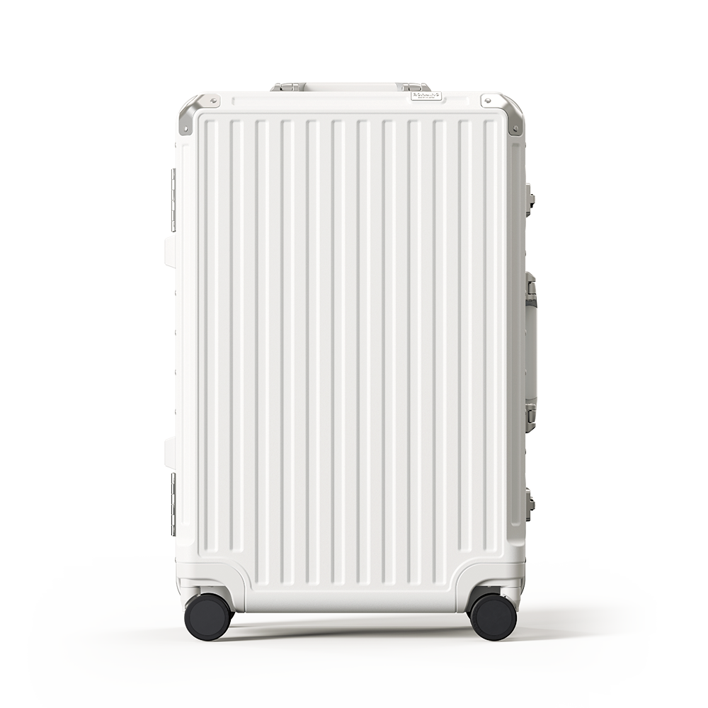 Aluminum suitcase - White