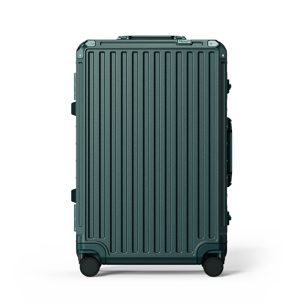 Aluminum suitcase - Olive green