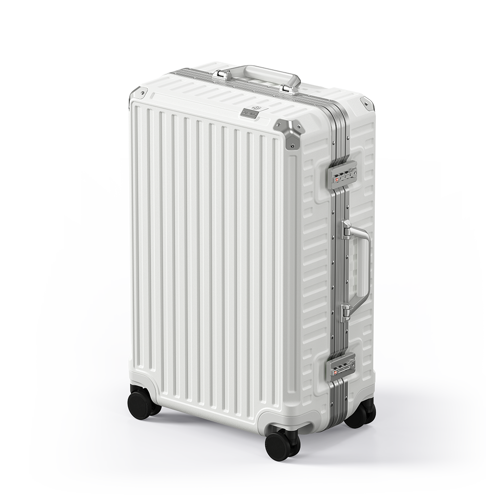 Aluminum suitcase - White