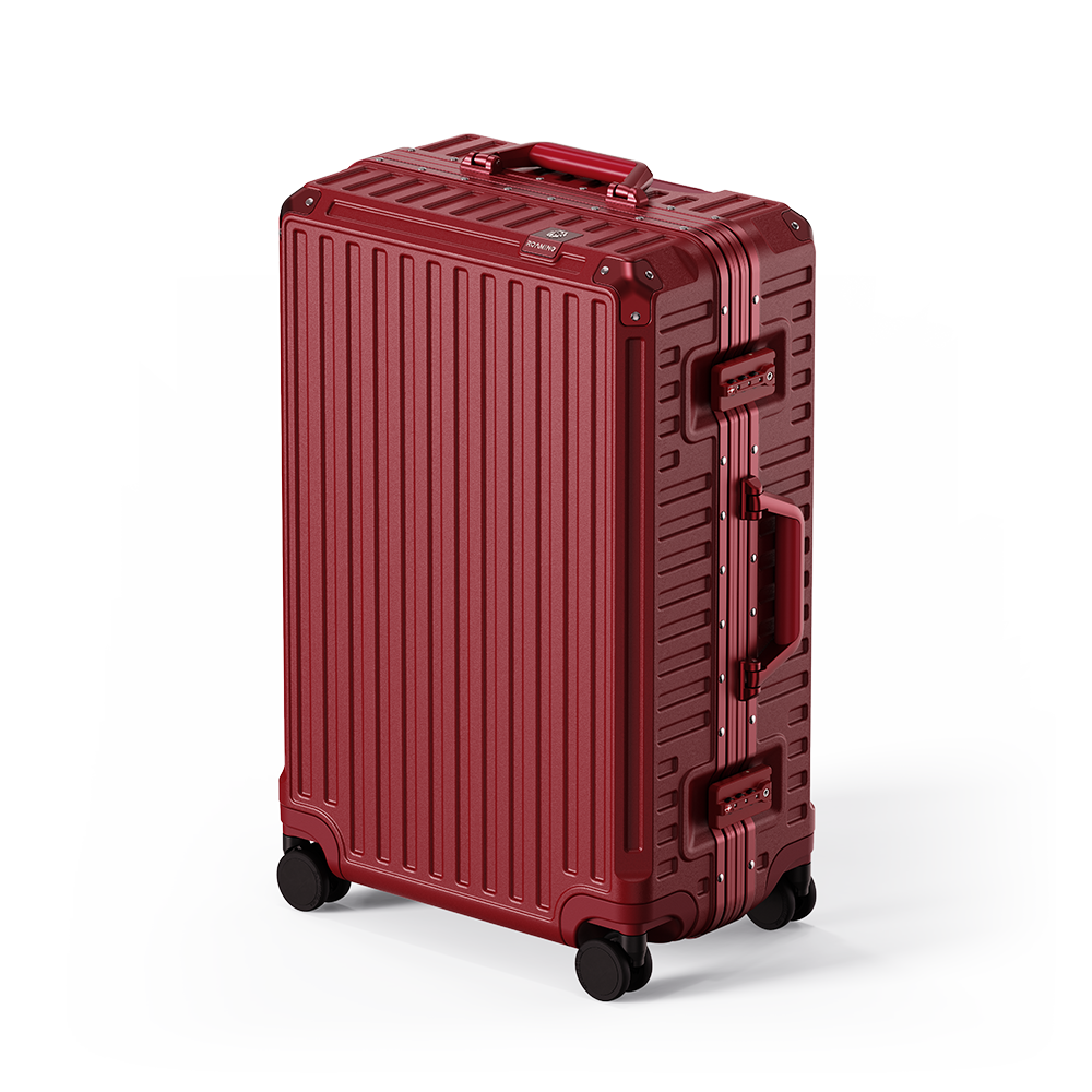 Aluminum suitcase - Red
