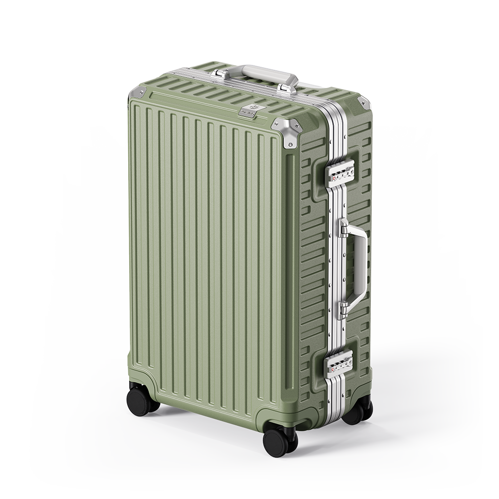 Aluminum suitcase - Green