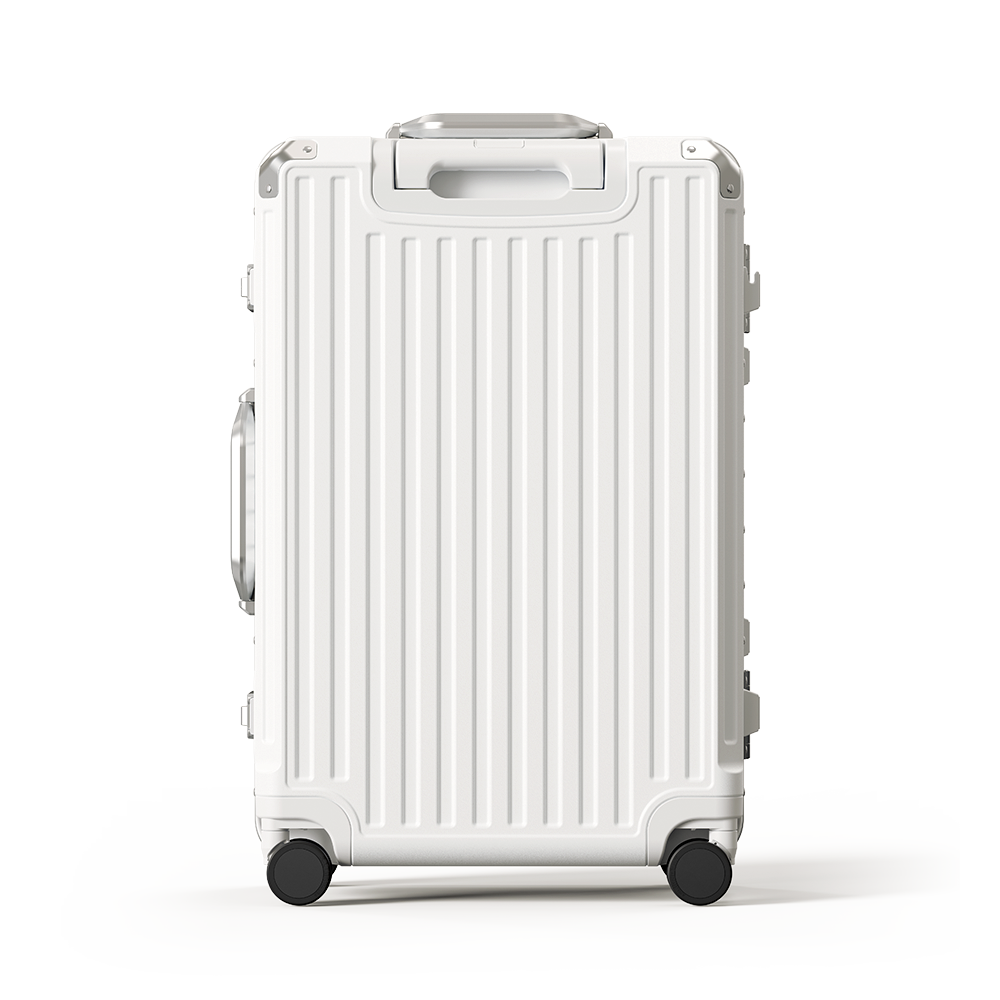 Aluminum suitcase - White
