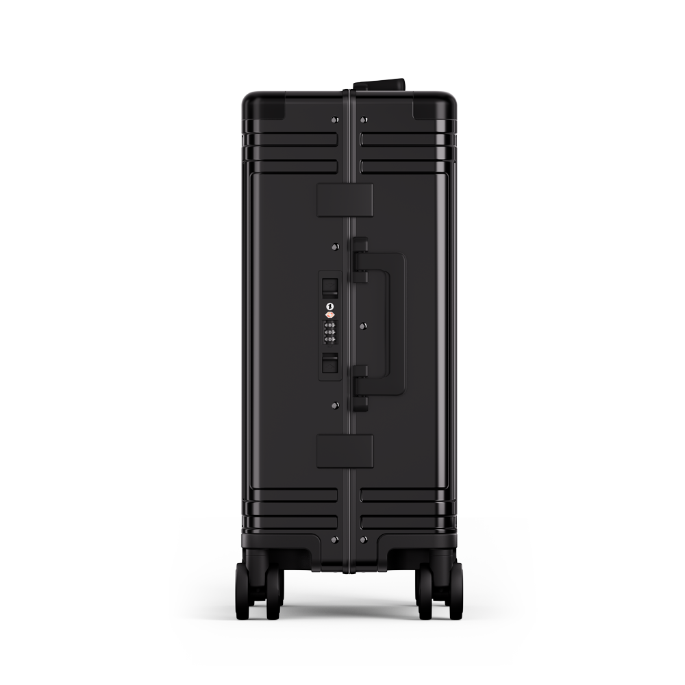 Roaming All Aluminum zipperless luggage black