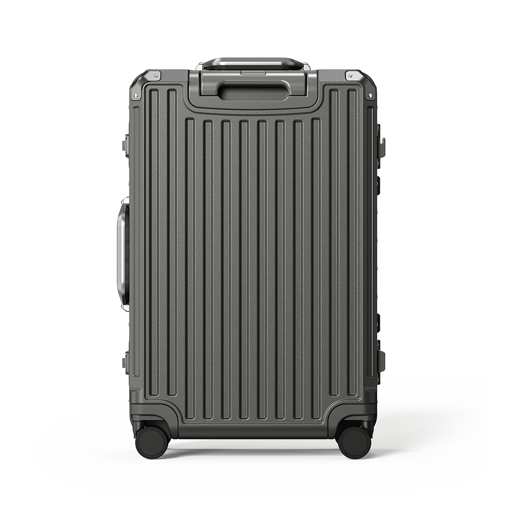 Aluminum suitcase - Gunmetal gray